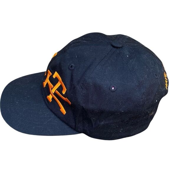 New Urban Outfitters UO MRKT Market Black/Orange Embroidered Baseball Hat/Cap OS - Picture 3 of 5
